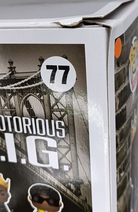 77 Notorious B.I.G. (with Crown) - Box Damaged Funko POP