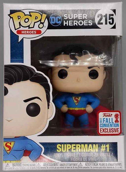 215 Superman #1 - DC Super Heroes - 2017 Con Funko POP - Box Damaged Funko