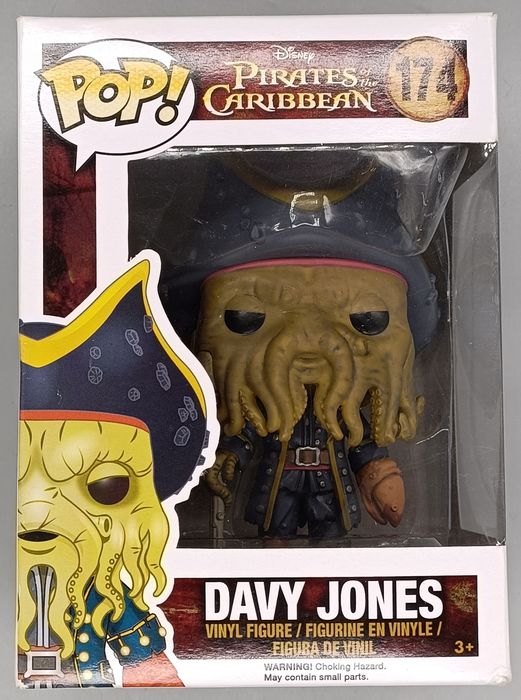 174 Davy Jones - Disney Pirates Of The Caribbean Box Damaged Funko POP