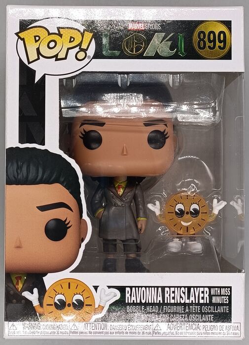 899 Ravonna Renslayer (with Miss Minutes) Marvel Loki Box Damaged Funko POP
