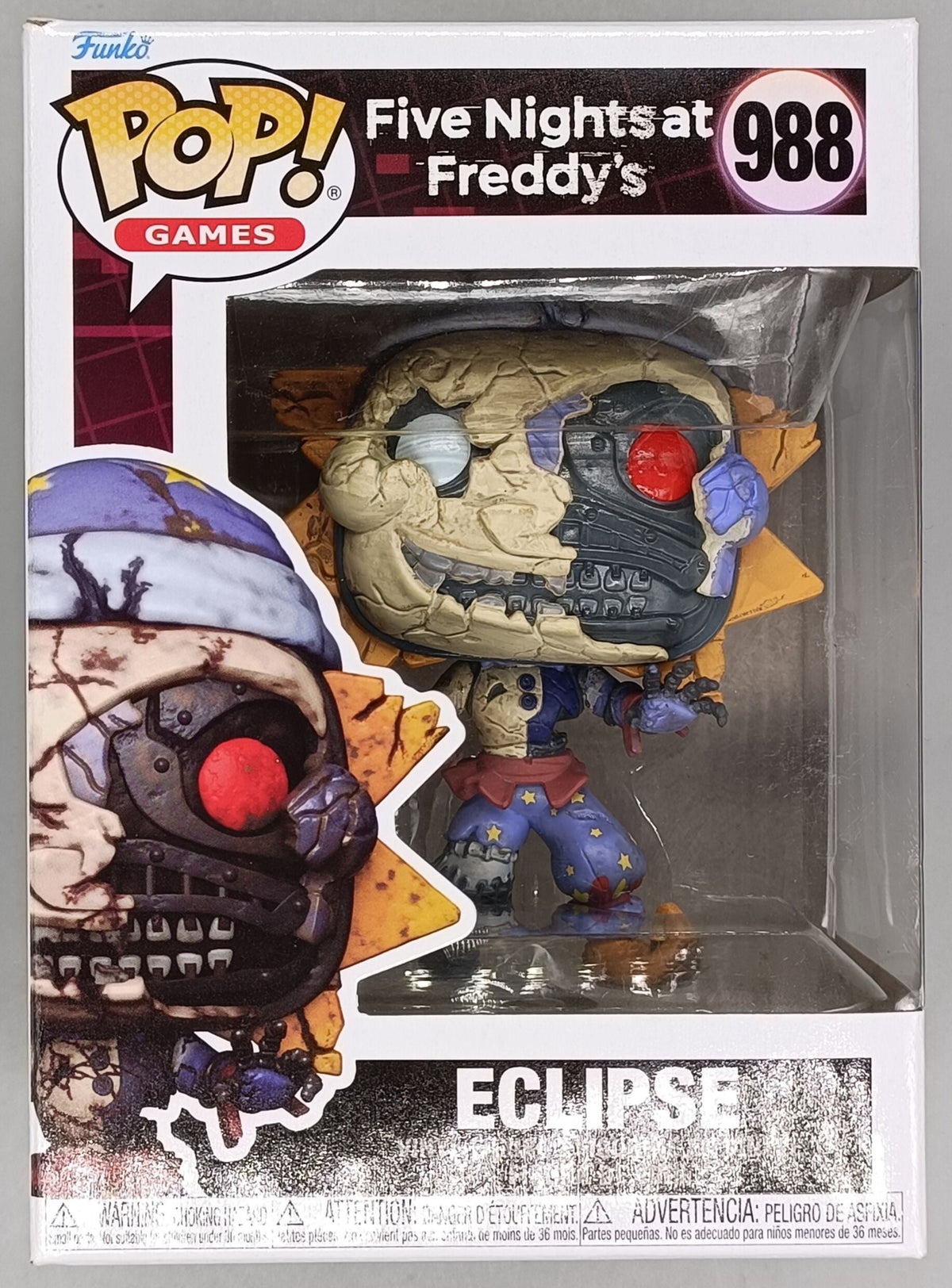 988 Eclipse - Five Nights at Freddy's: Security Breach - Box Damaged Funko POP Funko
