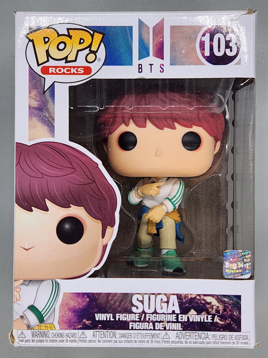 103 Suga - BTS - Funko POP - Box Damaged - FanofThings.co.uk