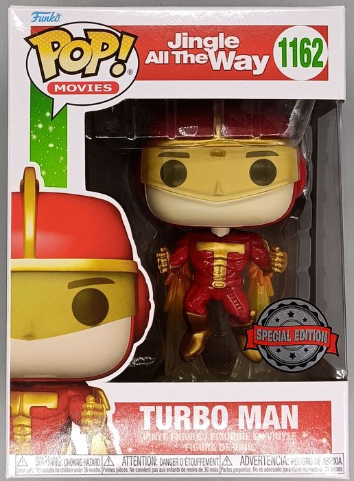 1162 Turbo Man (Flying) - Jingle All The Way - Box Damaged Funko POP