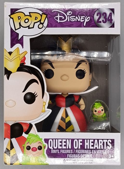 234 Queen of Hearts (Hedgehog) Disney Alice in Wonde Box Damaged Funko POP Funko