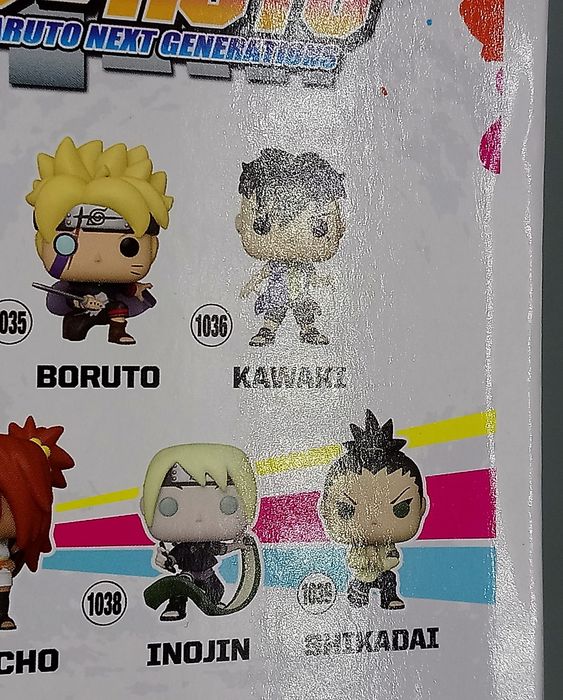 1035 Boruto (w/ Marks) Glow Boruto Naruto Next Gener Box Damaged Funko POP