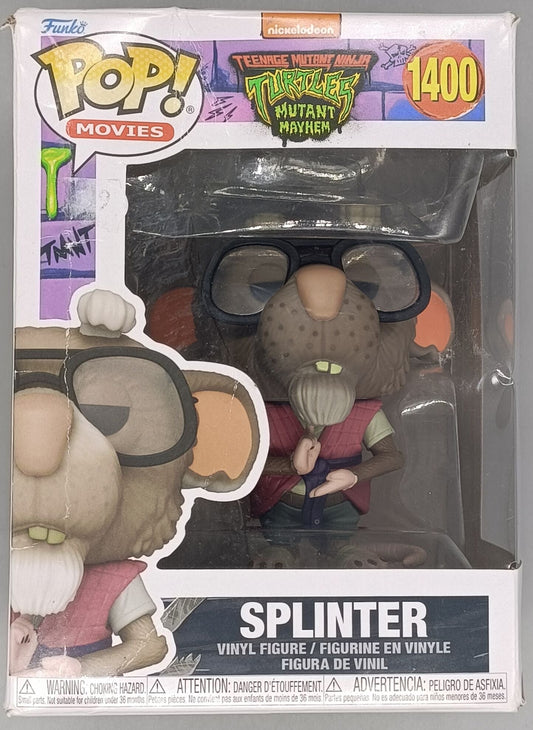1400 Splinter - Teenage Mutant Ninja Turtles (TMNT) Funko POP - Box Damaged