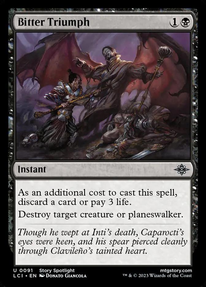 91 - Bitter Triumph - The Lost Caverns of Ixalan - Normal