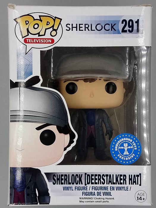 291 Sherlock (Deerstalker Hat) - Sherlock Funko POP - Box Damaged