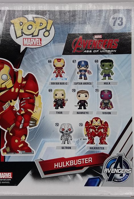 73 Hulkbuster 6 Inch Marvel Avengers Age of Ultron - Box Damaged Funko POP