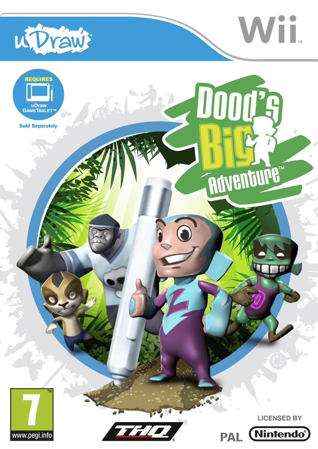 Dood's Big Adventure - uDraw for Nintendo Wii [Disc Only - No Box or Instructions] - FanofThings.co.uk