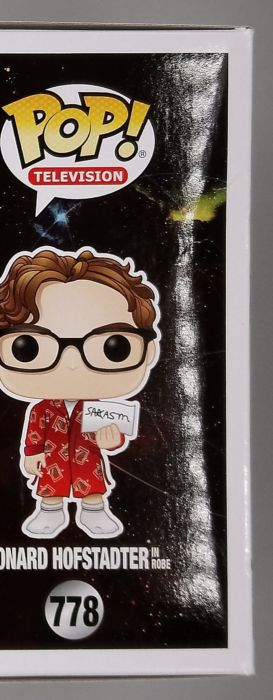#778 Leonard Hofstadter (in Robe) Big Bang Theory Box Damaged Funko POP