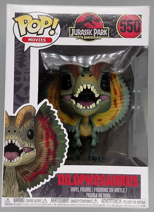 550 Dilophosaurus - Jurassic Park - Box Damaged Funko POP Funko