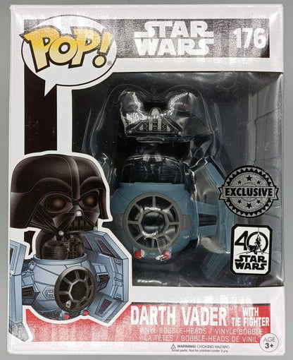176 Darth Vader (with TIE Fighter) Deluxe - Star Wars - Box Damaged Funko POP