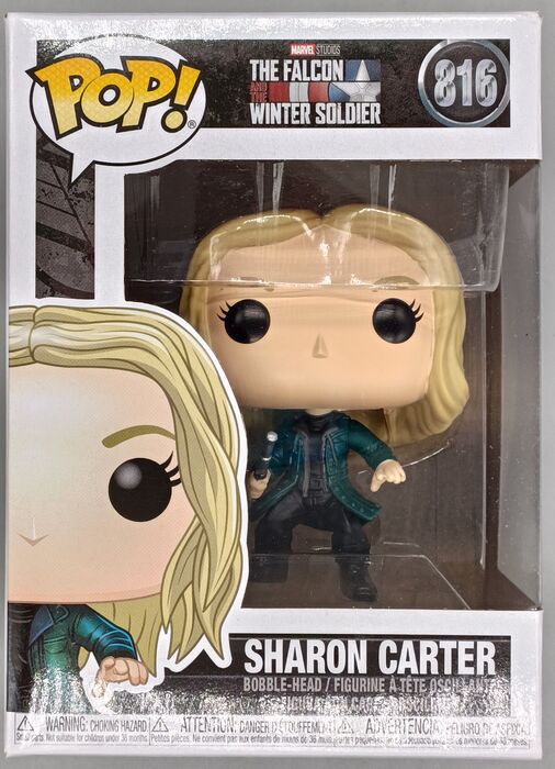 816 Sharon Carter - Marvel Falcon & the Winter Soldier Box Damaged Funko POP Funko