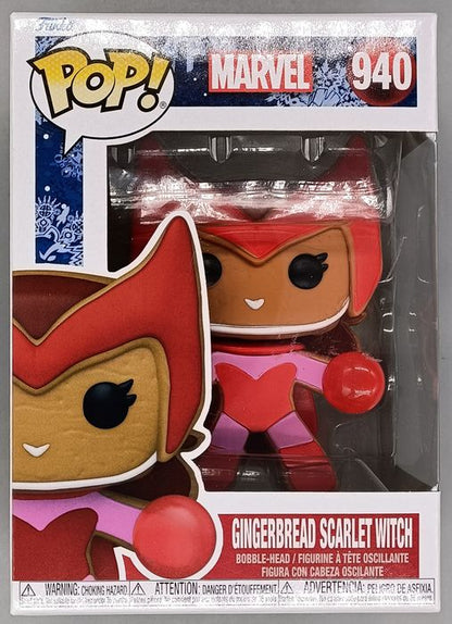 940 Gingerbread Scarlet Witch - Marvel Holiday Funko POP