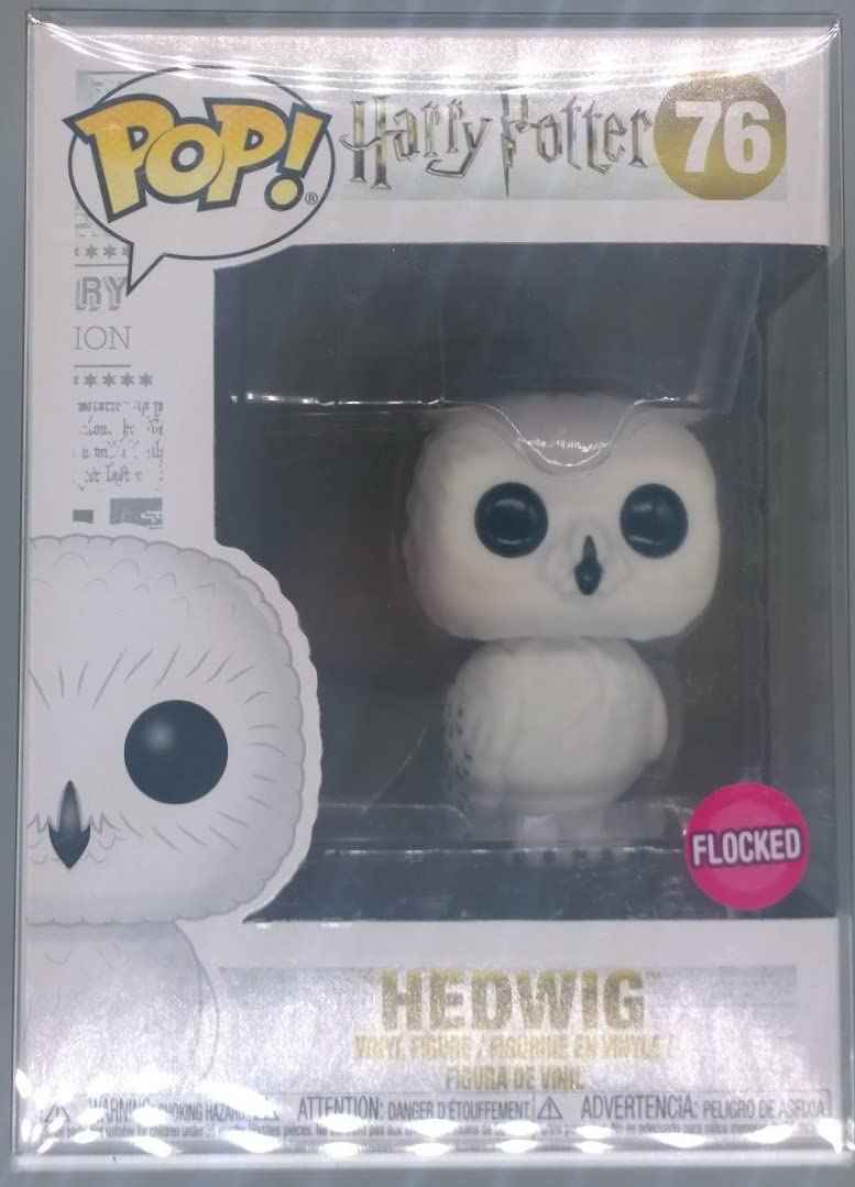 76 Hedwig - Flocked - Harry Potter Funko POP