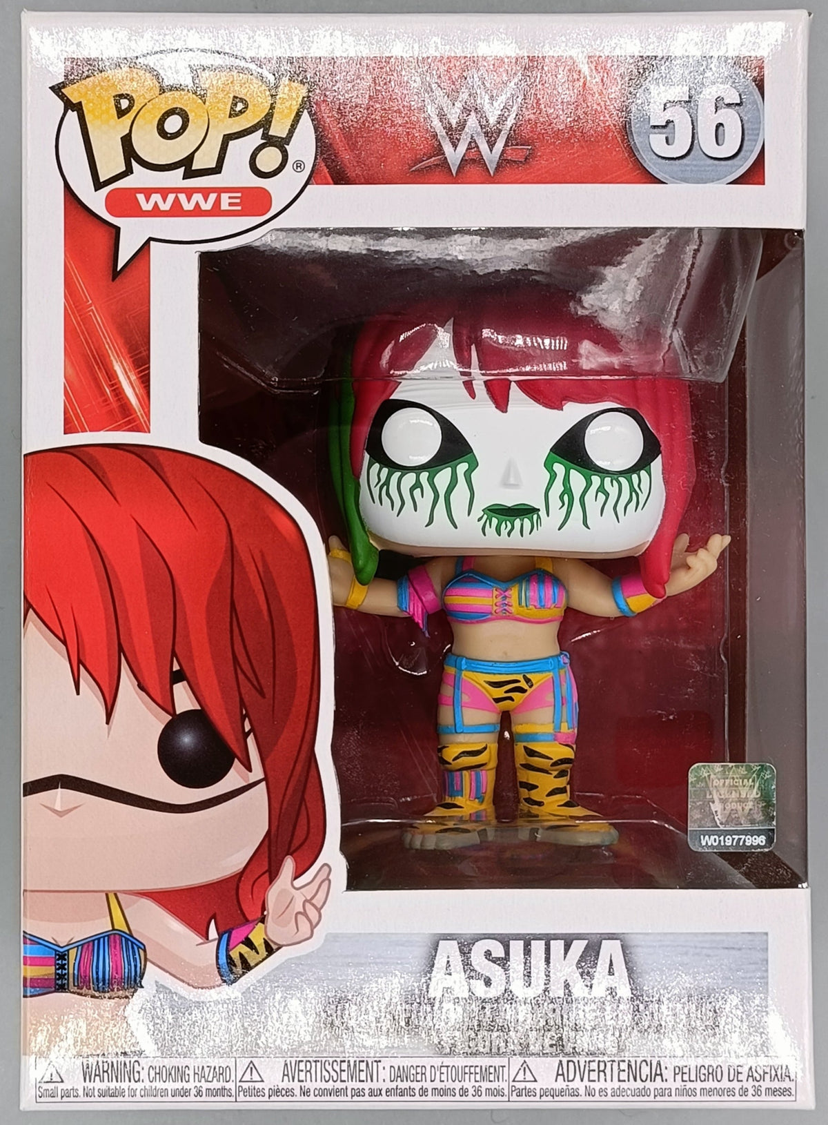 56 Asuka with Mask (Green) - WWE Funko POP Funko