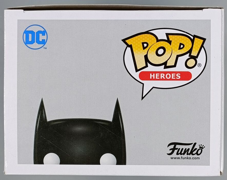 144 Batman (Black) Chrome - DC - 2017 Con Exc Funko POP