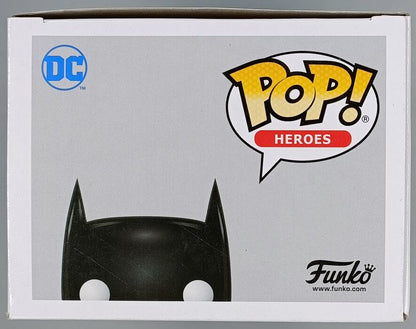 144 Batman (Black) Chrome - DC - 2017 Con Exc Funko POP