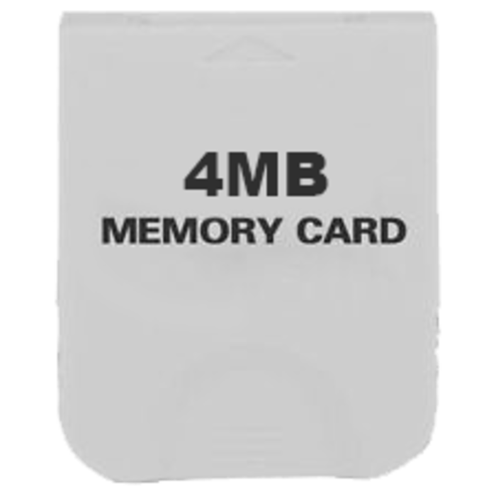 Gamecube 4mb Unofficial Memory Card (Any Colour) - [Just Card] FanofThings.co.uk