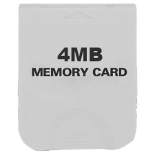 Gamecube 4mb Unofficial Memory Card (Any Colour) - [Just Card] FanofThings.co.uk