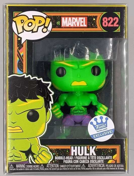 822 Hulk (Blacklight) - Marvel Avengers Funko POP