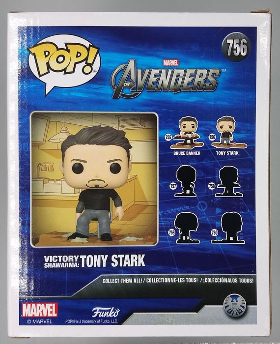 756 Victory Shawarma: Tony Stark - Deluxe - Marvel Avengers Funko POP