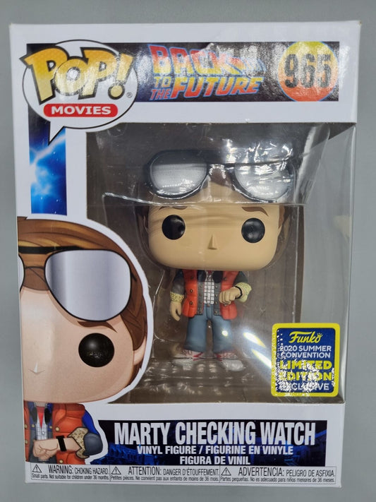 965 Marty (Checking Watch) - Back to the Future - 2020 Con Funko POP Funko