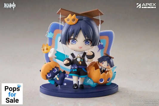 Genshin Impact You Ye Qi Xiang Series Chibi Chara PVC Statue Wanderer 10 cm