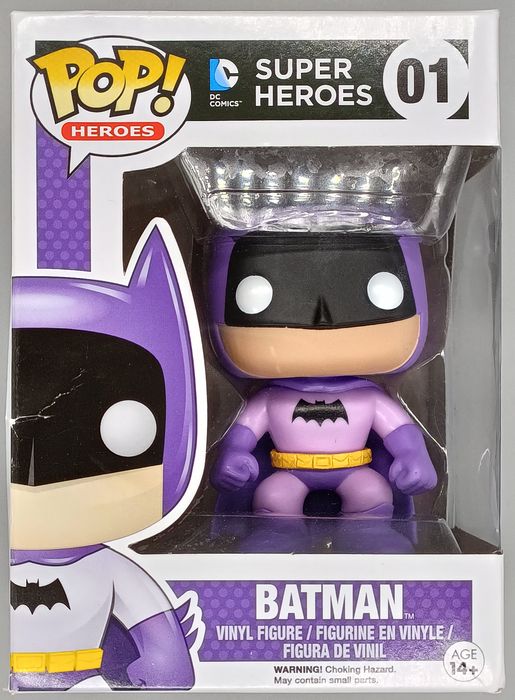 01 Batman (Rainbow- Purple) - DC - Box Damaged Funko POP Funko