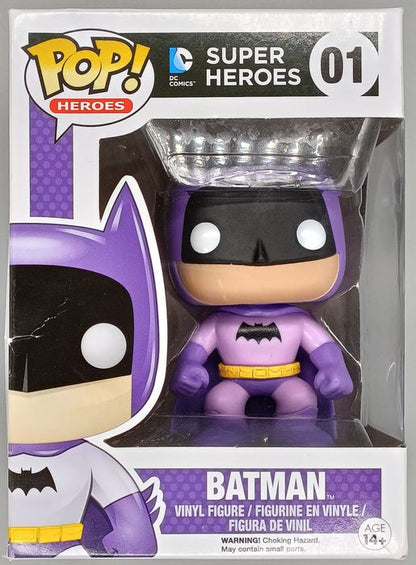 01 Batman (Rainbow- Purple) - DC - Box Damaged Funko POP Funko