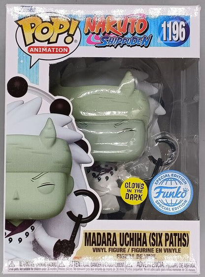 1196 Madara Uchiha (Six Paths) Glow - Naruto Shippuden Funko POP Funko