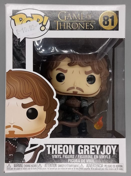 81 Theon Greyjoy - Game of Thrones - Box Damaged Funko POP