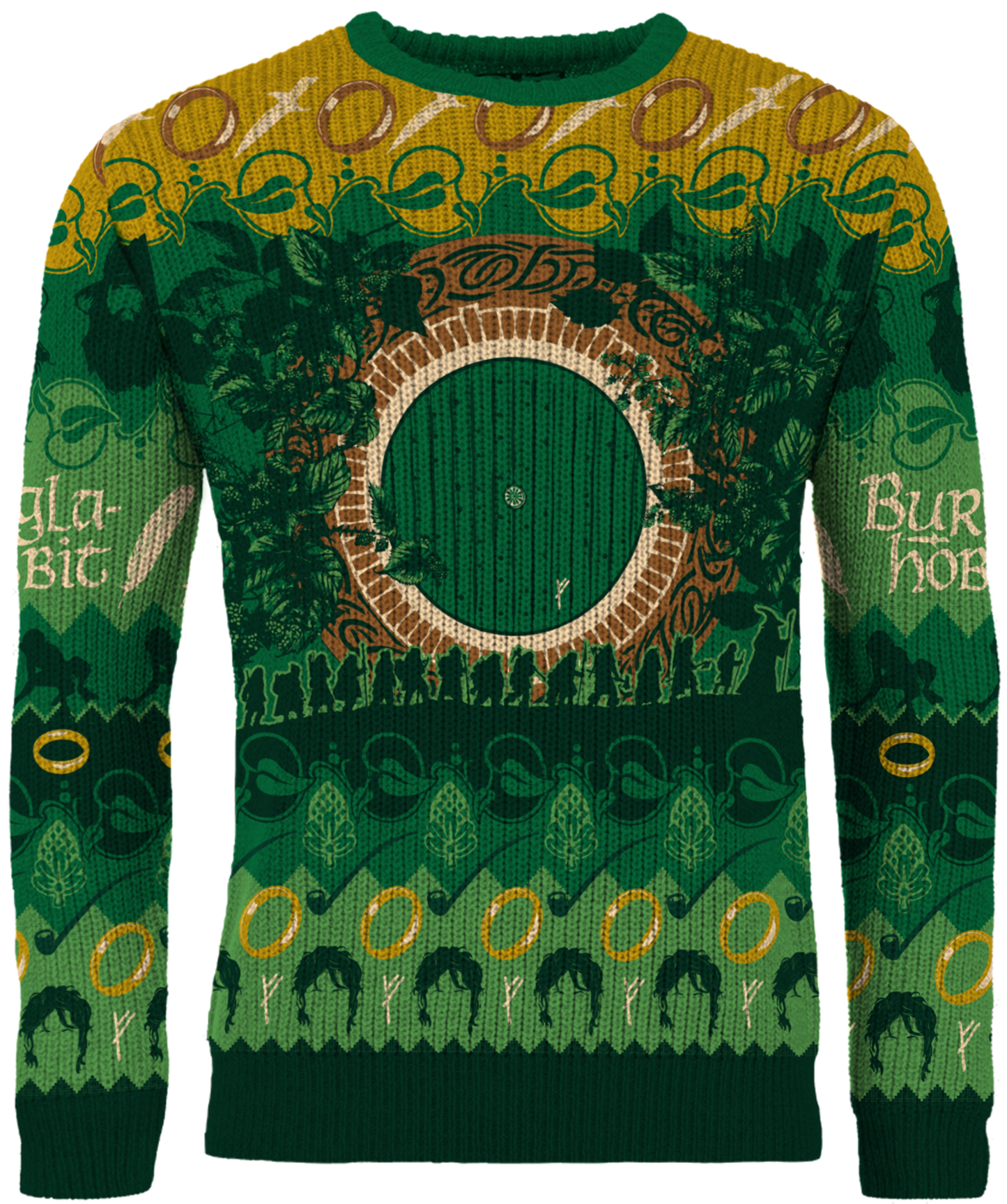 Lord of the Rings: The Shire Christmas Jumper (Size: XXL)