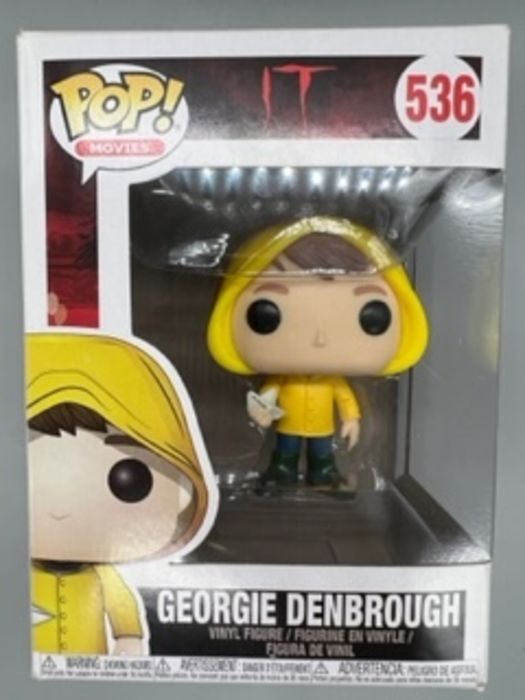 536 Georgie Denbrough - Horror - IT - Funko POP - Box Damaged