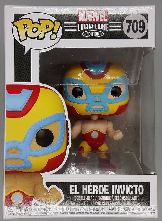 709 El Heroe Invicto (Iron Man) - Marvel Luchadores Funko POP