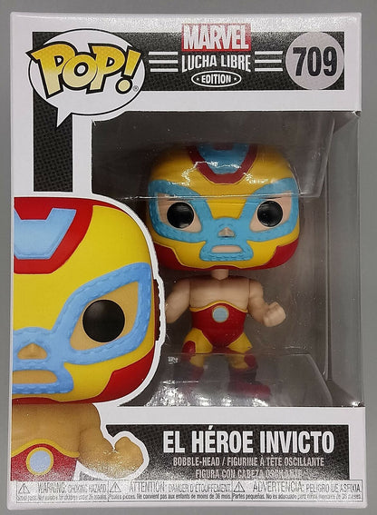709 El Heroe Invicto (Iron Man) - Marvel Luchadores Funko POP