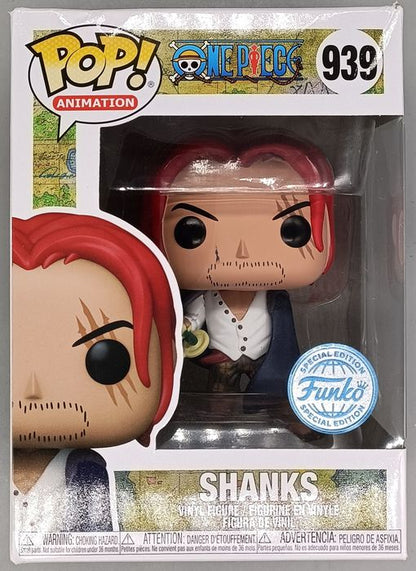 939 Shanks - One Piece Funko POP - Damaged Box Funko