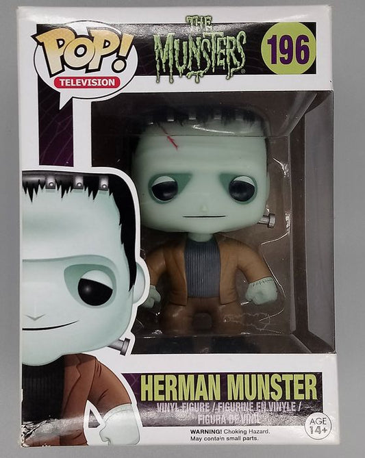 196 Herman Munster - The Munsters - Funko POP - Box Damaged - FanofThings.co.uk