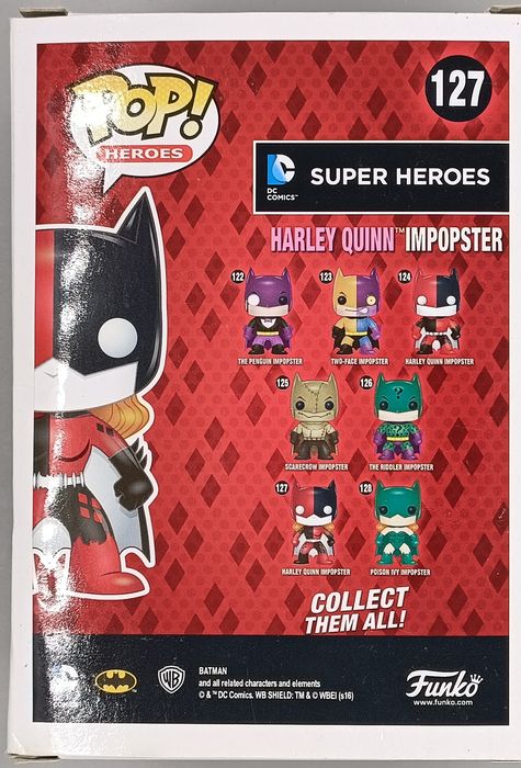 127 Harley Quinn Impopster - DC Super Heroes - Box Damaged Funko POP