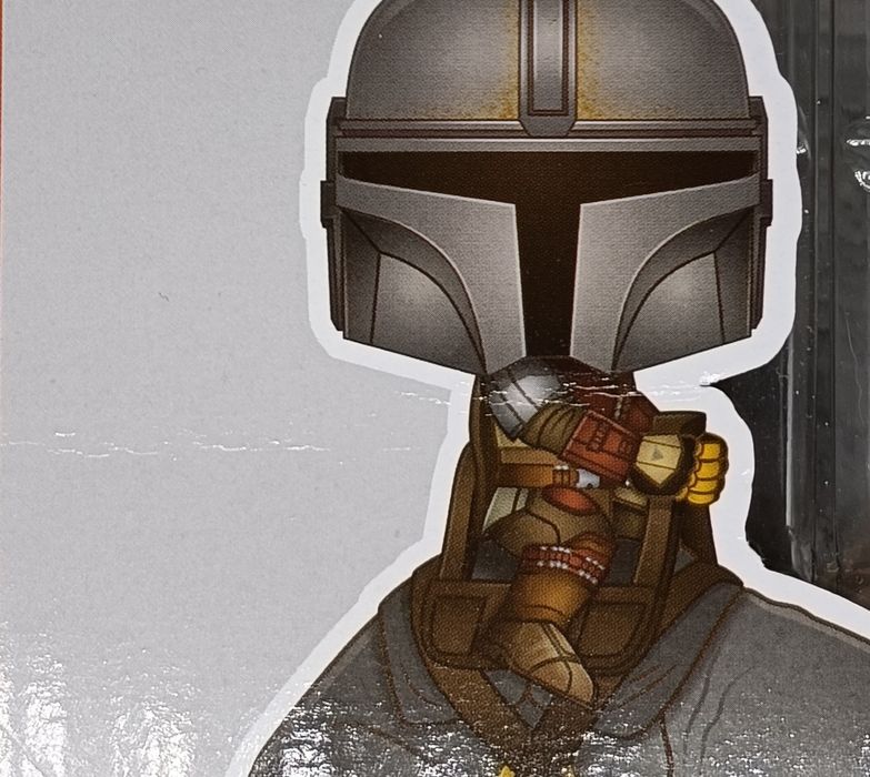 358 The Mandalorian on Blurrg - Deluxe - Star Wars Box Damaged Funko POP