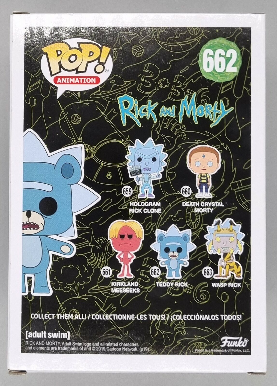 662 Teddy Rick (Bloody) Chase Edition - Rick and Morty Funko POP