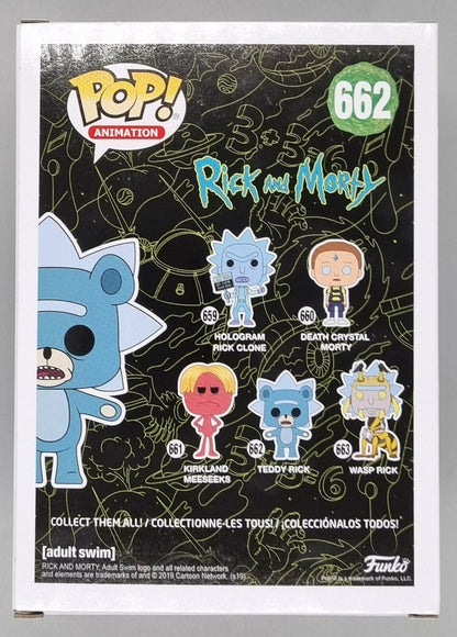 662 Teddy Rick (Bloody) Chase Edition - Rick and Morty Funko POP