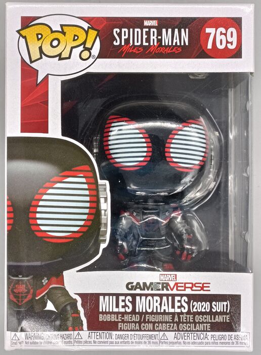 769 Miles Morales (2020 Suit) - Spider-Man - Box Damaged Funko POP Funko
