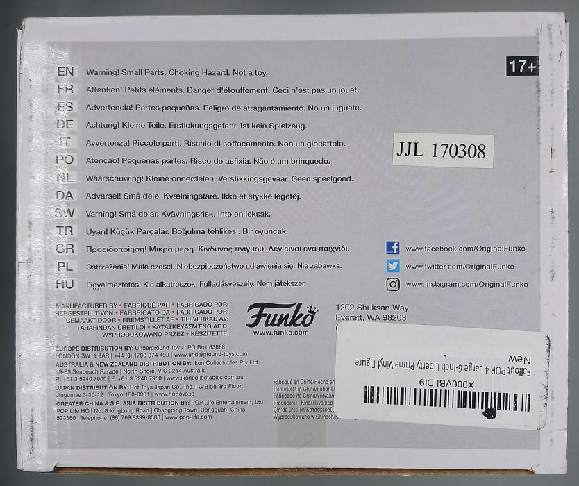 167 Liberty Prime - 6 Inch - Fallout 4 - Box Damaged Funko POP