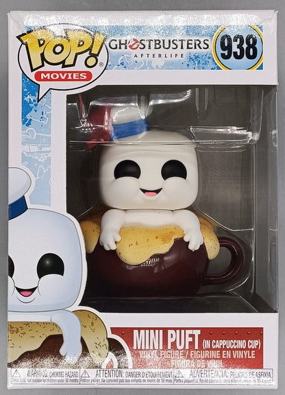 938 Mini Puft (in Cappuccino Cup) Ghostbusters After Box Damaged Funko POP