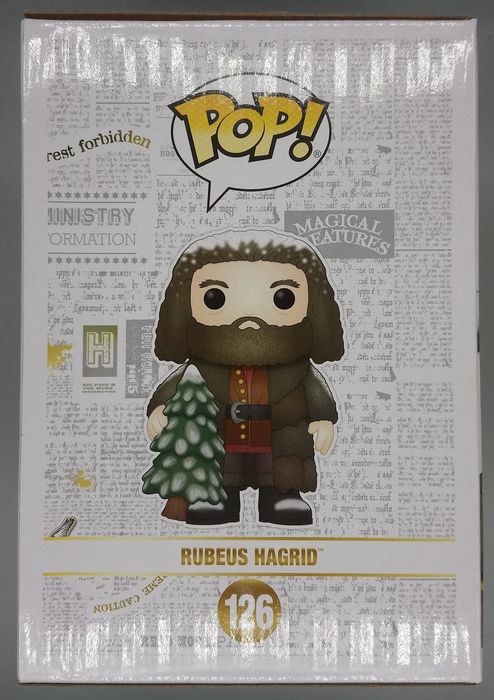 126 Rubeus Hagrid (Holiday) - 6 Inch - Harry Potter Funko POP