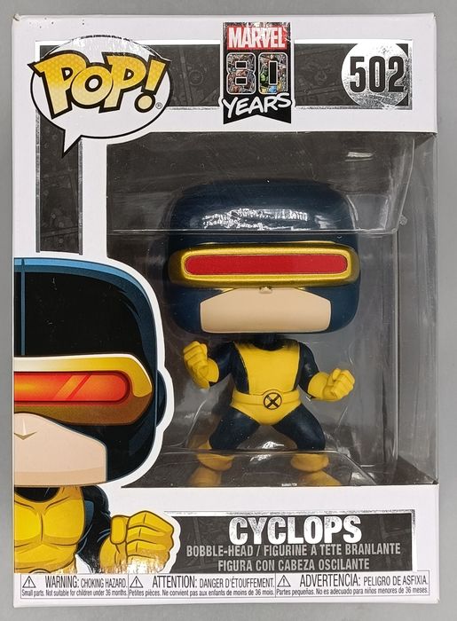 502 Cyclops (First Appearance) - Marvel 80 Years Box Damaged Funko POP