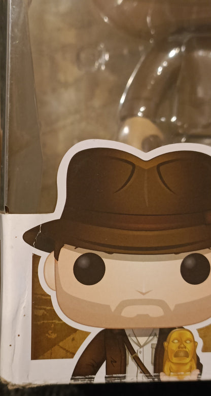 885 Indiana Jones (w/ Idol) - 10 Inch - Disney - Box Damaged Funko POP