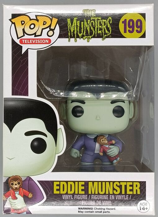 199 Eddie Munster - The Munsters - Box Damaged Funko POP Funko